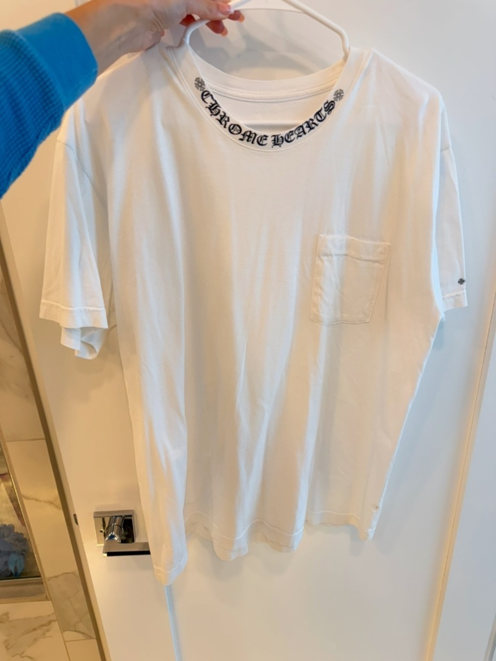 Chrome Hearts White Logo Tee